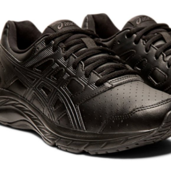 Asics Women Shoes Walker Gel Contend 5 Ortholite Amplifoam Black Size 7.5 - Picture 2 of 5